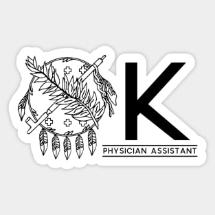 Oklahoma Physician Assistant Small Sticker